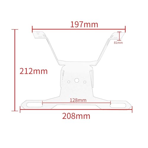 Support de plaque avec éclairage LED intégré pour kit garde-boue GSXR - 7