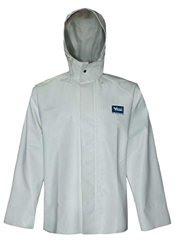 Viking Men's Journeyman Waterproof and Windproof PVC/Polyester Chemical Resistant Jacket with Attached Hood