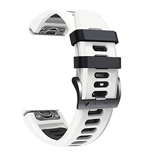 Bracelet silicone Garmin Fenix 7 de 22mm pour montre connectée sport