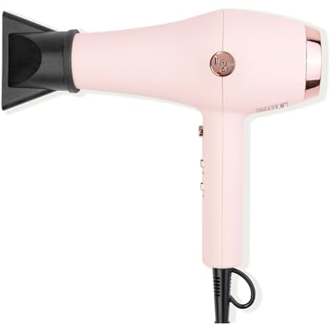 L'ANGE HAIR Soleil Professional Hair Dryer | 3 Heat Settings & 2 Airflow Settings | Cool Shot Locks-in Style | Professional Length Cord | Best Lightweight Hair for Smooth Blowouts (Blush) Cover