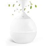 Small Room Humidifiers for Baby Bedroom Bedside Desk 1L Air Humidifier with Night Light Cordless USB...