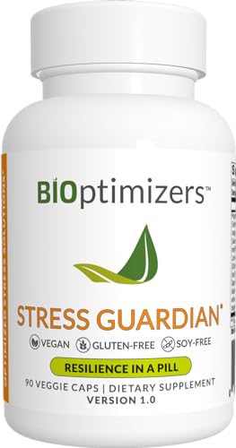BIOptimizers Stress Guardian &ndash; Stress Relief Capsule &ndash; Rest Support Management - 90 Capsules