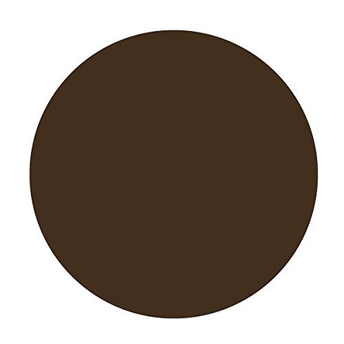 Applicable Pun Circle Geometric Shape Round Ellipse - Vinyl Decal for Outdoor Use on Cars, ATV, Boats, Windows and More - Brown 4 inch