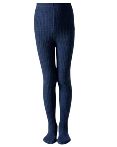 Toddlers Girls Cable Knit Seamless Leggings – Winter Warm Stockings
