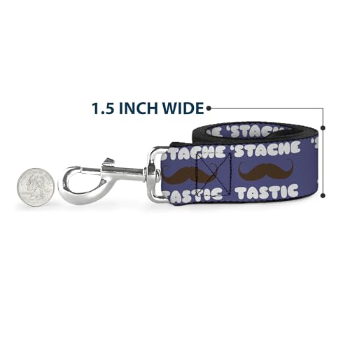 Laisse pour chien Buckle Down Moustache en sangle premium ultra-résistante - 7