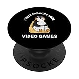 Photo Gallery cute kawaii penguin i just freaking love video games amante popsockets popgrip intercambiabile Photo Gallery cute kawaii penguin i just freaking love video games amante popsockets popgrip intercambiabile