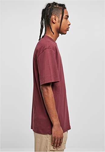 Urban Classics TB006-Tall Tee, Camiseta Hombre, Rojo Cereza, M