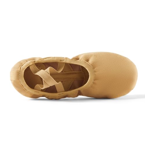 Image of Dance Women's Ballet Shoes Stretch Canvas Dance Slippers Split Sole for Girls /Adult