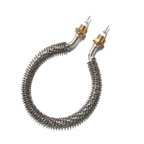 �d�C�R�C���h���C�q�[�^�[�`���[�u 304SUS �G�A�t���C���[���M�̔��M�� M16 �� 220V 1KW/1.2KW/1.5KW(220V 1KW 180mm OD)