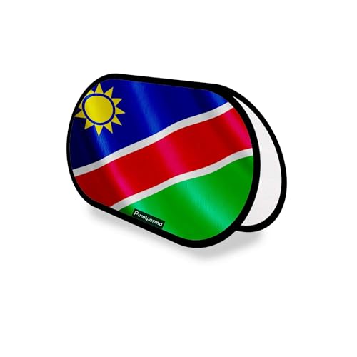 Drapeau Namibie en Polyester 70x120cm pour Support publicitaire Ovale
