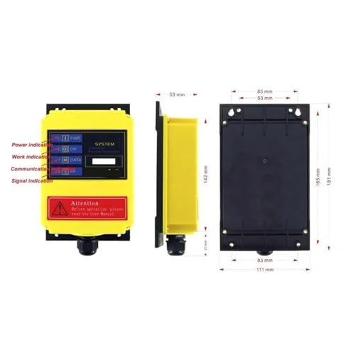 Interruptor de control remoto inalámbrico para grúas con relé estable 4
