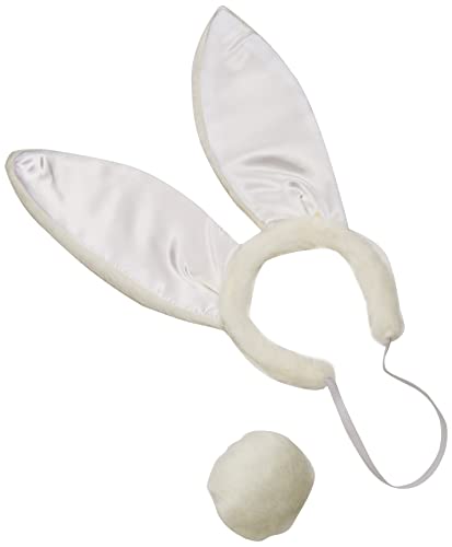 Rubie's Deluxe Bunny Accessory Kit, White, One Size, Multicolor