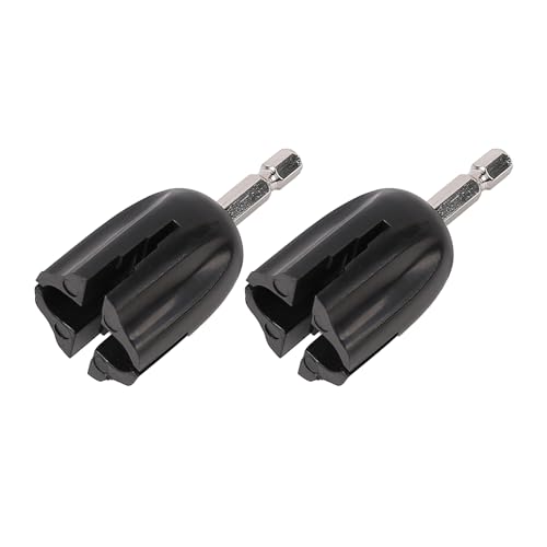 2pcs Guitar String Winder Head Tool Electric Drill Tuning Peg Puller Guitar Bass Repair Maintenance DIY Tool Easy To Use Electric Drill Tuning Peg Puller Tool