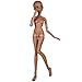 Proudoll 1/3 BJD Doll Tan Skin Customized Black Doll Body 60cm 24Inch Hand Painted Movable Ball Jointed SD Dolls PVC DIY (Ada)