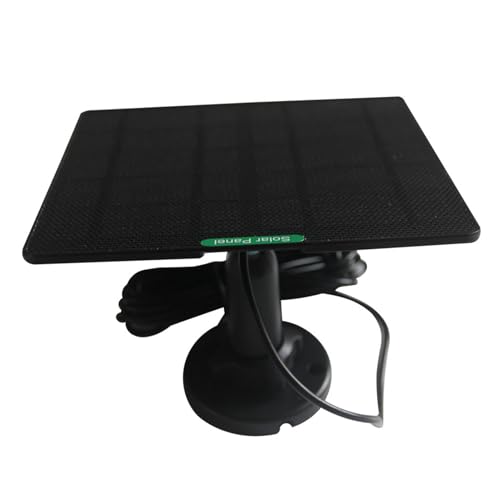 Panel solar portátil | Generador de cargador solar portátil de 50 W, generador de batería externa impermeable de larga duración para equipos de seguridad de timbre