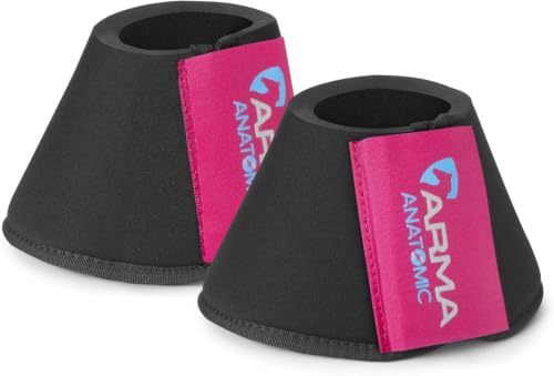 Shires Arma Neoprene Over Reach Boots - Raspberry Full
