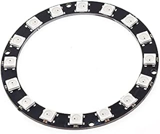 16 Bits 16 X WS2812 5050 RGB LED Ring Lamp Light with Integrated Drivers 60mm for Arduino WS2812B