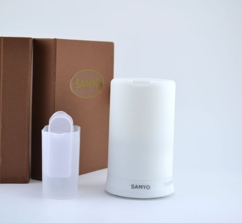 Samyo 100ml Aromatherapy Essential Oil Purifier Diffuser Air Humidifier with 4 Timer Settings