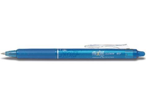 Tintenschreiber Frixion Clicker 07 0,4mm hellblau BLRTFR7, Liefermenge = 12