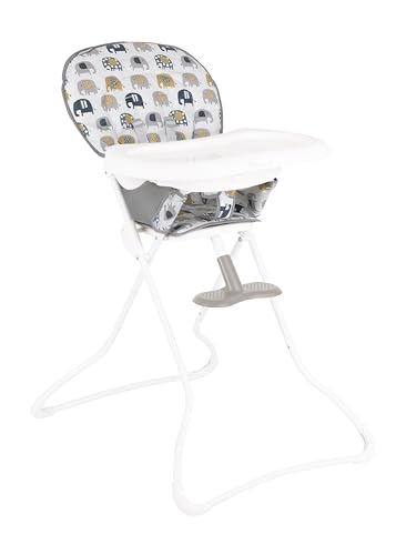 Graco - Snack N' Stow Seggiolone pappa - leggero, pieghevole e compatto, da circa 6 mesi a 3 anni (max. 15 kg), fantasia Parade