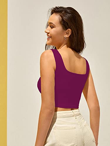 Image of Shasmi Women Crop Top, Ribbed, Stylish Tank Top, Soft and Comfy Fabric has Some Stretch