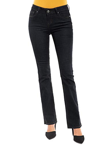 Design by Olivia Women's Ultra Stretchy Slim Fit Bootcut Jeans4