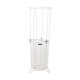 Mind Reader UMBHCON-WHT, Metal Mesh Basket, Entry Hallway Umbrella Holder, Home, Office Décor, White