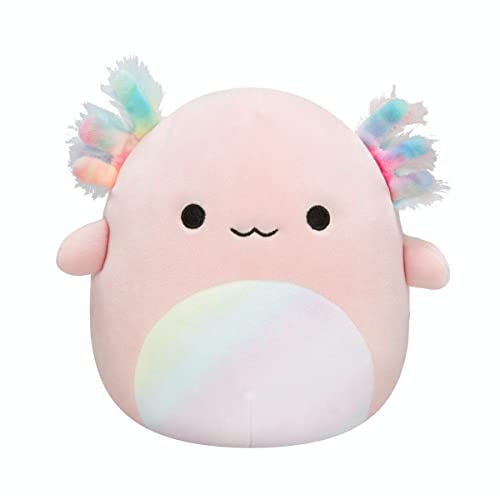 Squishmallows Archie l'Axolotl 19 cm, doudou rose anti-stress
