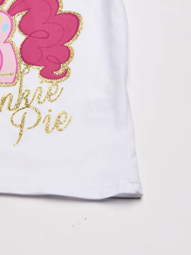 My Little Pony Girls' Mlp Pinkie Pie Short-Sleeved Puff Tee3