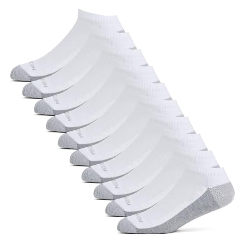 Image of Fruit of the Loom Men's Dual Defense Socks, Odor Protection with Half Cushion, Multi-Packs
