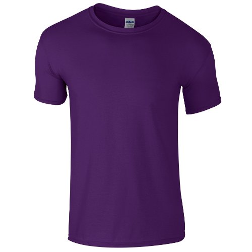 Gildan Childrens Unisex Soft Style T-Shirt (M) (Purple)