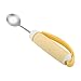 Fdit Utensilio de Cocina para discapacitados, Tenedor o Cuchara extraíble, Flexible y Giratorio (Cuchara)