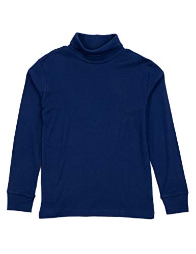 Image of Leveret Girls Boys & Toddler Solid Turtleneck 100% Cotton Kids Shirt (2 Toddler-14 Years) Variety of Colors
