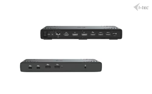 Estación de acoplamiento USB-C i-tec: solucione la falta de puertos con triple display 4K 3