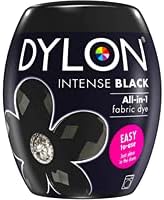 Washing Machine Dye Pod Intense Black Permanent Dyes-Up Fabric Powder 350gClothes Soft Furnishings Jeans Towel All-in-One