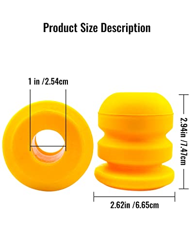 Image of 2Pcs Rear Bump Stops Fit for Jeep Wrangler JK 2007-2018 Replace 52060423AB