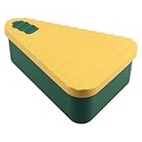 Lebensmittelqualität Pizza Aufbewahrungsbox Dreieck Vielseitig Zubehör, S Yellow Green