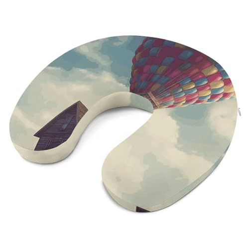 Almohada en U espuma viscoelástica tamaño único miniatura 6