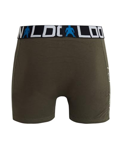 CR7 Boy's Travel Bag, Value 5-Pack size X-Large 13-15 Cotton Blend Trunks Multi4