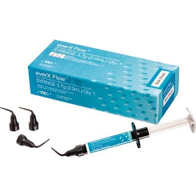 GC 012900 everX Flow Flowable Dental Composite Syringe 3.7 Gm 012898