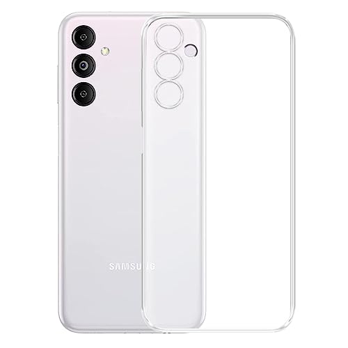 Image of COVERBLACK Rubber Back Cover for Samsung M14 5G - SM-M146B - Transparent
