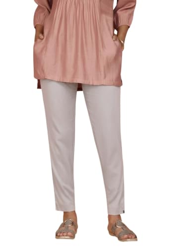 Image of TWIN BIRDS Women Viscose Cotton Kurti Pants | Stretch Ethnic Daily Trousers