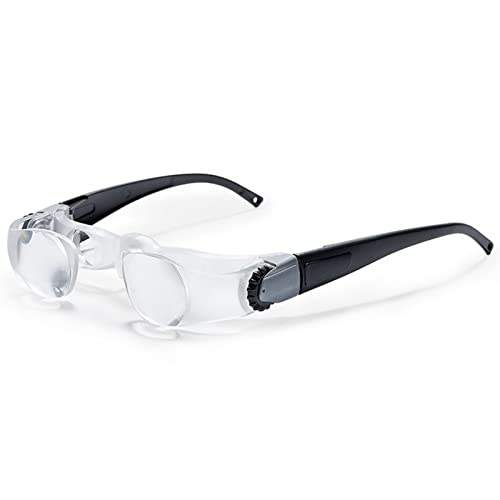 KANBUN Lenti d'ingrandimento montate sulla testa, Ausili visivi con lente d'ingrandimento, per la lettura Mantenimento della pesca, per persone miopi e ipermetropi Double the comfort