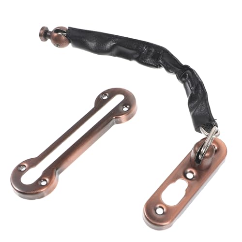 SEWOART ドアチェーンロック 頑丈 ステンレススチール製 室内ドア用 チェーン式ロック 取り付け簡単 耐久性のあるセキュリティラッチ