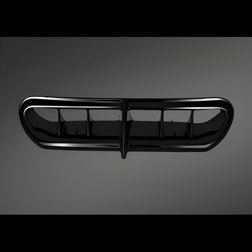 Image of Outer Fairing Vent Accent Compatible with Harley Touring Electra Glide Street Glide Ultra Classic Limited Trike 2014-2024 - Aftermarket Replacement Trim Accent Cover (Black#2)