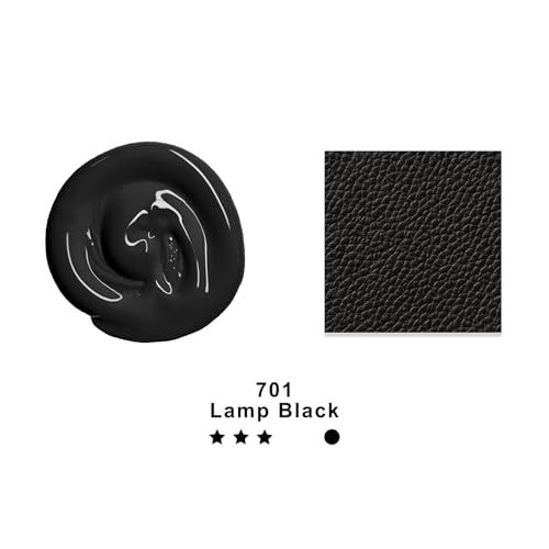 Image of Artecho Black Acrylic Leather Paint 1oz