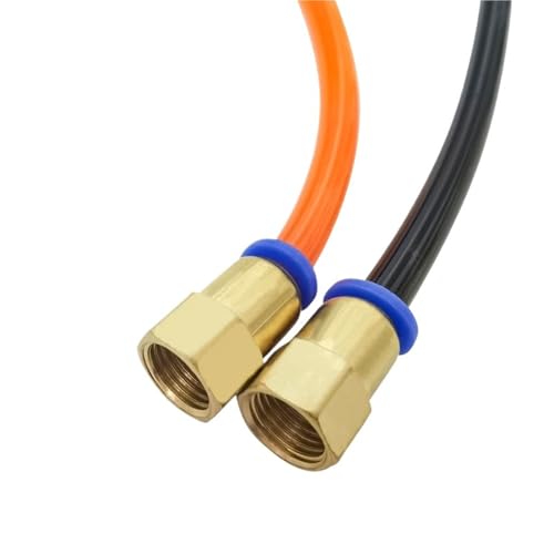 Conectores neumáticos rectos PCF12-04 y racores rápidos BSPP para mantenimiento neumático seguro. 5