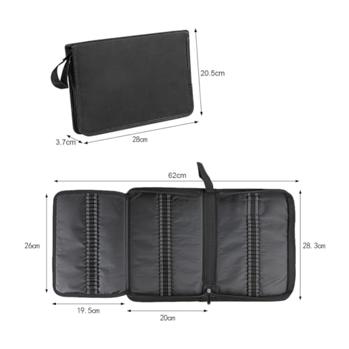 Image of Colored Pencil Case - 36 /72 Slot Pencil Box Holder with Handle Straps, Watercolor, Portable, DIY Folding Case - Gift