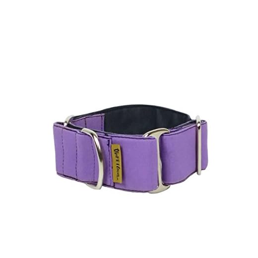 ThePetLover Martingale hondenhalsband, maat S, lila