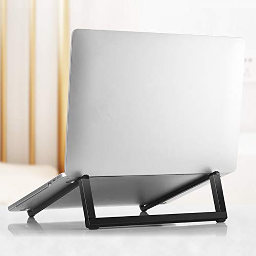 Laptop Ständer, Aluminium Universal Ständer, Notebook Ständer Ergonomisch Tragbar Faltbar Tablet Halterung für 10-15 Zoll Tablet Notebooks MacBook